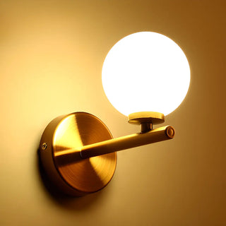 ZOWALA - Modern Gold Double Globe Vanity Wall Sconce Light Image - 8