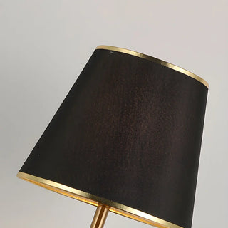 Modern Fabric Cylinder Shade Conical Base Table Lamp Zawala Image - 12
