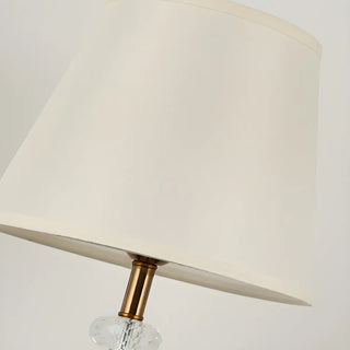 Modern Fabric Cylinder Shade Conical Base Table Lamp Zawala Image - 14