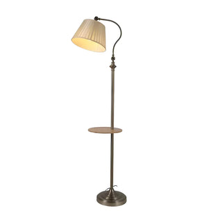 Classic Barrel Bedside Metal Side Table Floor Lamp Zawala Image - 11