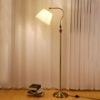 Classic Barrel Bedside Metal Side Table Floor Lamp Zawala Image - 4