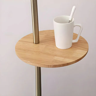 Classic Barrel Bedside Metal Side Table Floor Lamp Zawala Image - 9