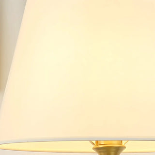 ZOWALA - Stylish Blue Vase Ceramic Base Fabric Shade Table Lamp Image - 13