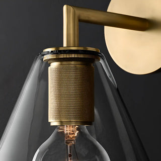 ZOWALA - Modern Metal Clear Glass Vanity Light Image - 14