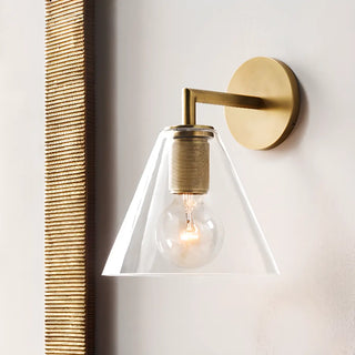ZOWALA - Modern Metal Clear Glass Vanity Light Image - 2