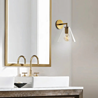 ZOWALA - Modern Metal Clear Glass Vanity Light Image - 3