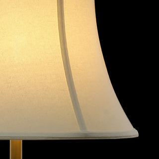 ZOWALA - Drum-Shaped Shade Crystal Ball Base Bedside Table Lamp Image - 11