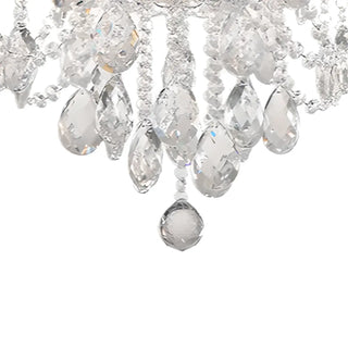 ZOWALA - Clear Crystal Candelabra Living Room Classic Chandelier Image - 10