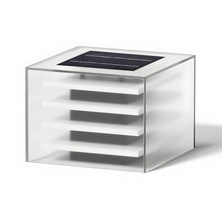 Stylish Multi-layered Square Glass Outdoor Pillar Lamp Zawala Image - 6