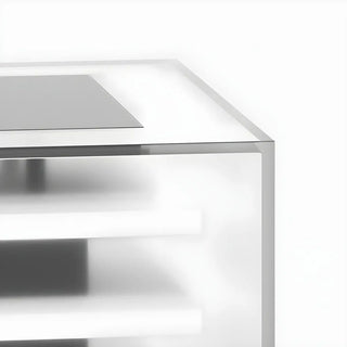 Stylish Multi-layered Square Glass Outdoor Pillar Lamp Zawala Image - 8