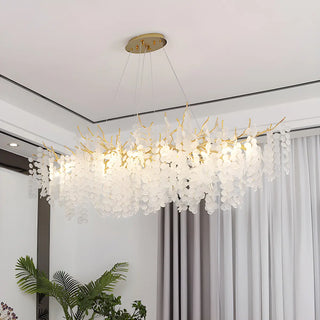 ZOWALA - Luxury Gold Tree Branch Island Chandelier Image - 1