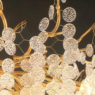 ZOWALA - Luxury Gold Tree Branch Island Chandelier Image - 12