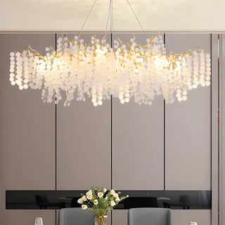 ZOWALA - Luxury Gold Tree Branch Island Chandelier Image - 4