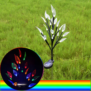 Plastic Flower Lampshade LED Lawn Landscape Lighting Zawala Image - 12