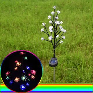 Plastic Flower Lampshade LED Lawn Landscape Lighting Zawala Image - 16