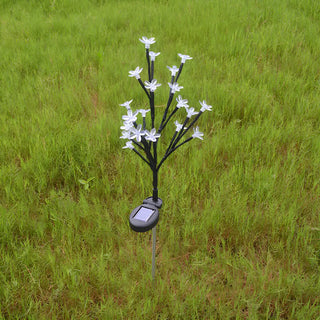Plastic Flower Lampshade LED Lawn Landscape Lighting Zawala Image - 6