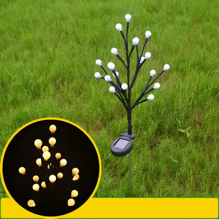 Plastic Flower Lampshade LED Lawn Landscape Lighting Zawala Image - 8