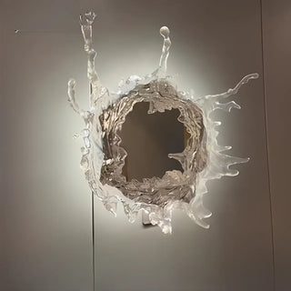 Unique Artistic White LED Vanity Mirror Light Zawala Image - 11