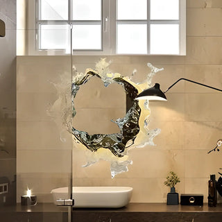 Unique Artistic White LED Vanity Mirror Light Zawala Image - 12