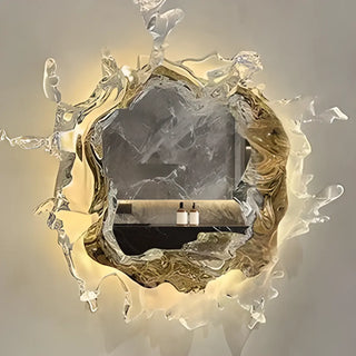 Unique Artistic White LED Vanity Mirror Light Zawala Image - 13