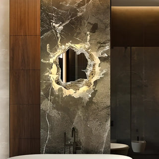 Unique Artistic White LED Vanity Mirror Light Zawala Image - 2