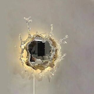 Unique Artistic White LED Vanity Mirror Light Zawala Image - 4
