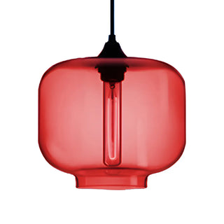 Colorful Modern Glass Mini Cylinder Pendant Light Set Zawala Image - 4