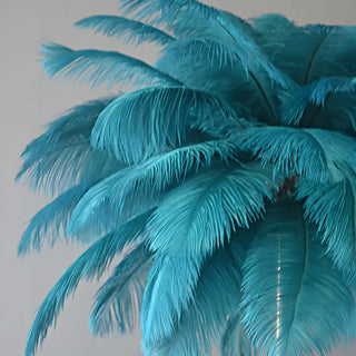 Colorful Feather Modern Gold Metal LED Floor Lamp Zawala Image - 15