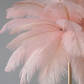 Colorful Feather Modern Gold Metal LED Floor Lamp Zawala Image - 13