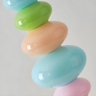 Playful Colorful Stacked Candy Stone Floor Lamp Zawala Image - 10