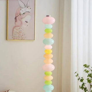 Playful Colorful Stacked Candy Stone Floor Lamp Zawala Image - 6