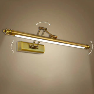Retro Gold Adjustable LED Stainless Steel Vanity Light Image - 1