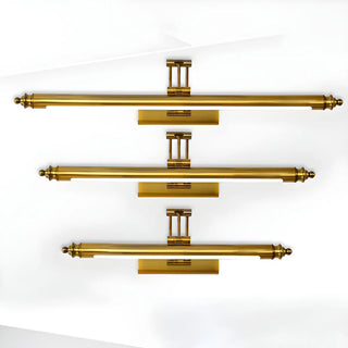 Retro Gold Adjustable LED Stainless Steel Vanity Light Image - 14