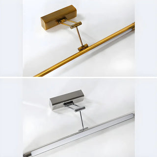Retro Gold Adjustable LED Stainless Steel Vanity Light Image - 15