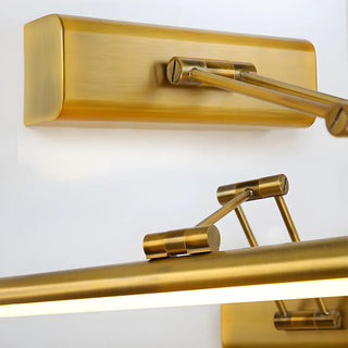 Retro Gold Adjustable LED Stainless Steel Vanity Light Image - 16