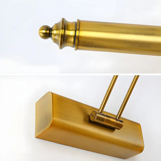 Retro Gold Adjustable LED Stainless Steel Vanity Light Image - 17