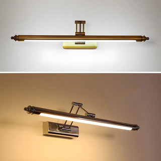 Retro Gold Adjustable LED Stainless Steel Vanity Light Image - 9