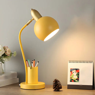 Fashionable Macaron Metal Base Modern Dome Table Lamp Zawala Image - 10