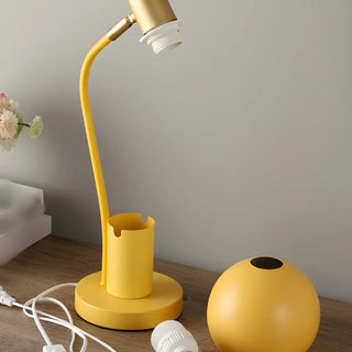 Fashionable Macaron Metal Base Modern Dome Table Lamp Zawala Image - 16