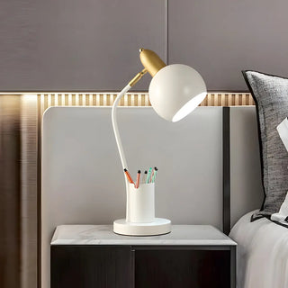 Fashionable Macaron Metal Base Modern Dome Table Lamp Zawala Image - 5