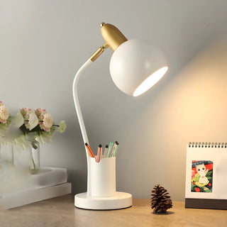 Fashionable Macaron Metal Base Modern Dome Table Lamp Zawala Image - 6