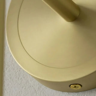 Contemporary Alabaster Cylinder Gold Foyer Wall Sconce Zawala Image - 9