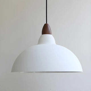 ZOWALA - Contemporary Industrial Aluminum Dome Pendant Light Image - 9