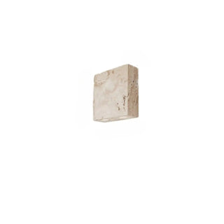 Modern Beige Square Stone Bedroom LED Wall Sconce Zawala Image - 7