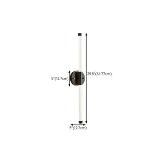 ZOWALA - Contemporary White Vertical Wall Vanity Light Image - 14