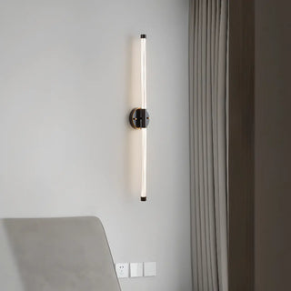 ZOWALA - Contemporary White Vertical Wall Vanity Light Image - 4