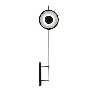 Contemporary Circular LED and Marble Base Floor Lamp Zawala Image - 10