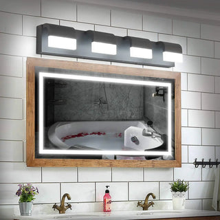 ZOWALA - Contemporary Black LED Bathroom Vanity Light Fixture Image - 1