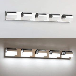 ZOWALA - Contemporary Black LED Bathroom Vanity Light Fixture Image - 10