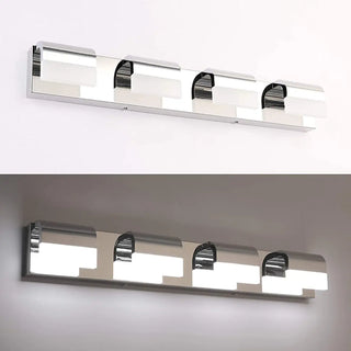 ZOWALA - Contemporary Black LED Bathroom Vanity Light Fixture Image - 12